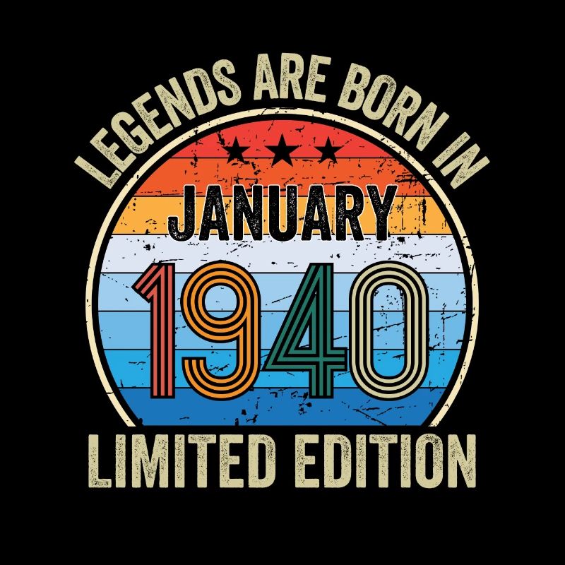 Les légendes sont nées en janvier 1940 Édition limitée