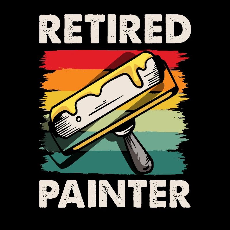 Retired Painter Colorful Life