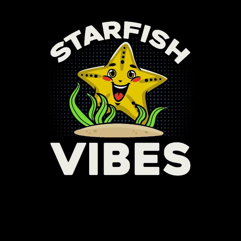Starfish Vibes - Graphique joyeux étoile de mer