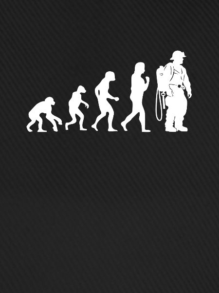 Feuerwehr Evolution Feuerwehrmann Held