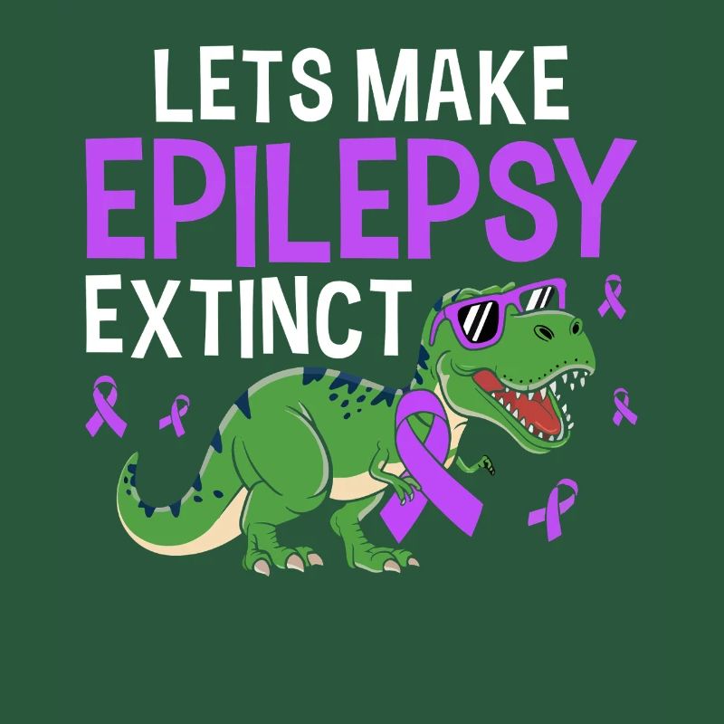 Lets Make Epilepsy Extinct Funny Dinosaur