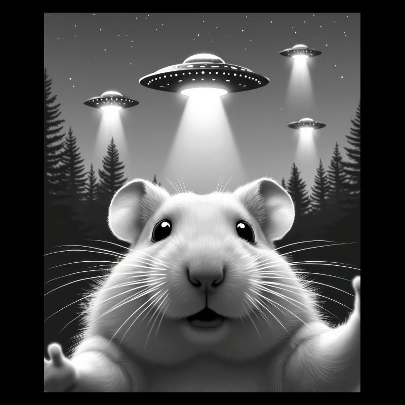 UFO Funny Hamster