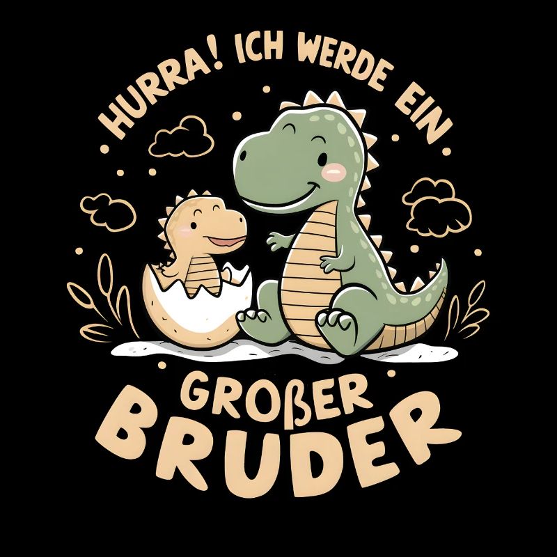 Ich werde ein großer Bruder Dino Dinosaurier