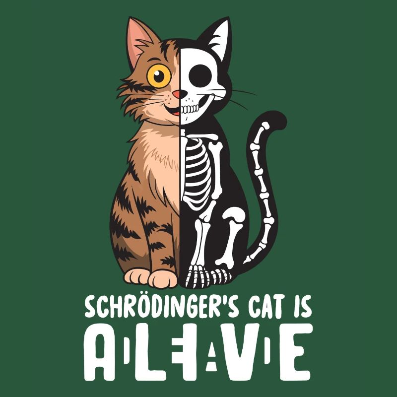 Le chat de Schrödinger mort et vif