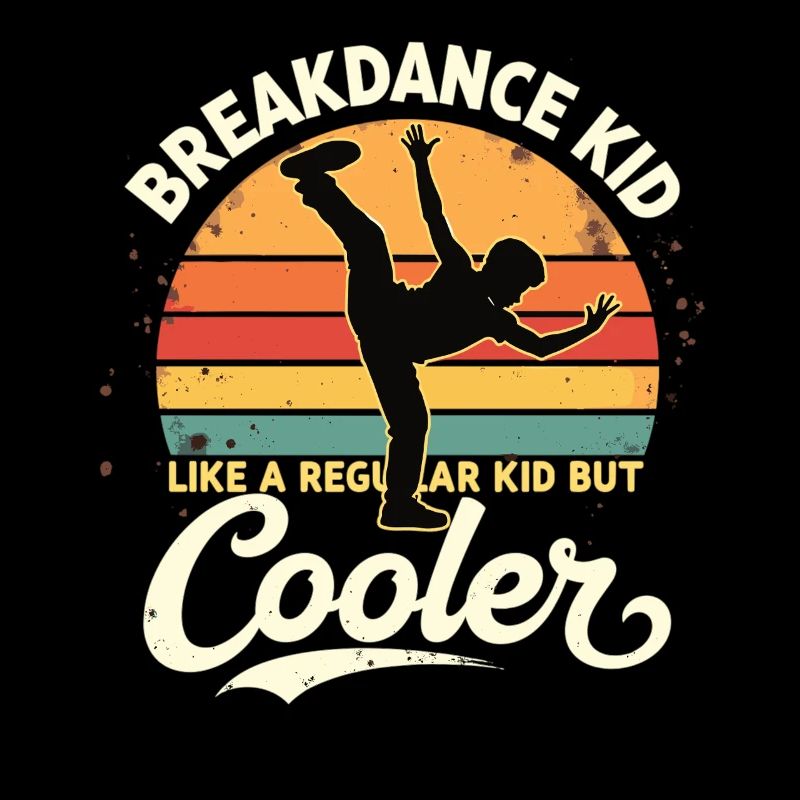 Breakdance Kid Breakdancer Retro Tanz B-Boys