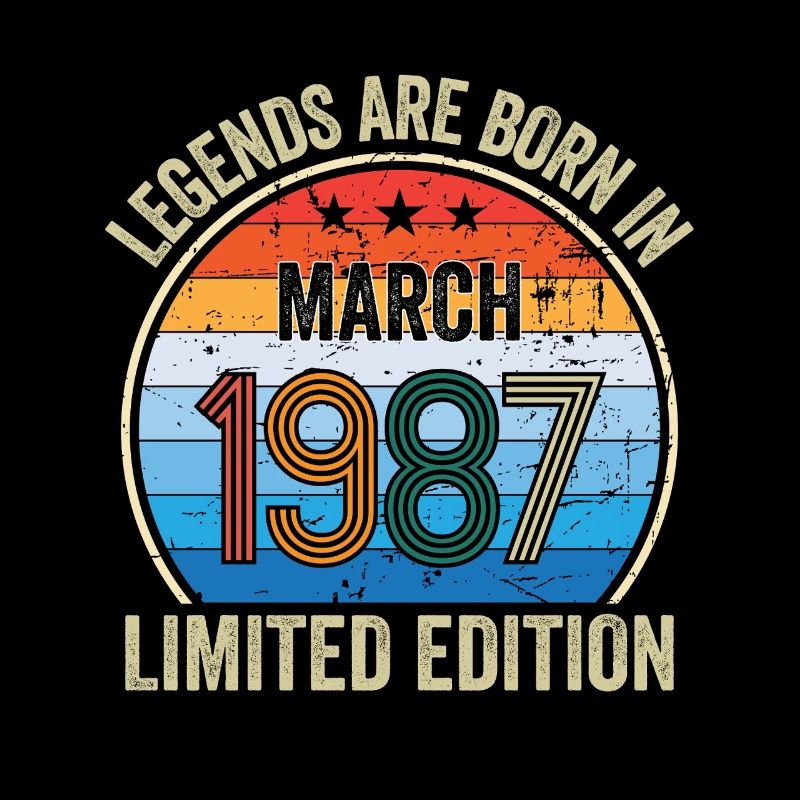 Legends Are Born In March 1987 Edition Limitée