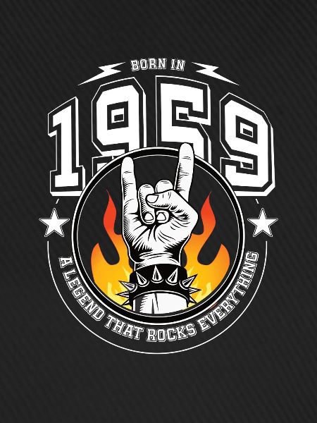 1959 Birthday, rocks everything