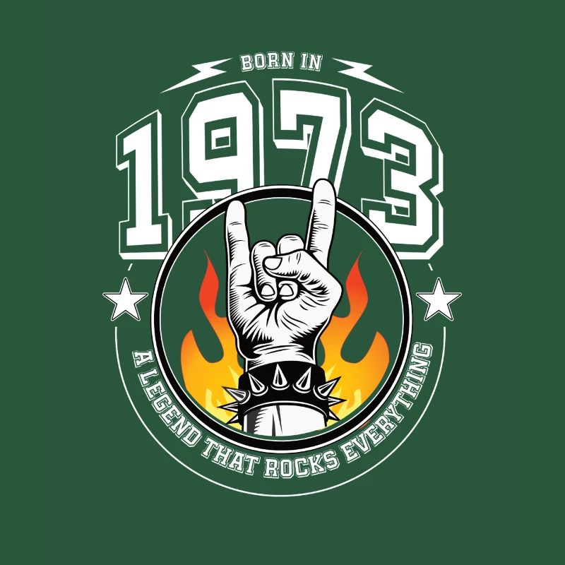 1973 Birthday, rocks everything