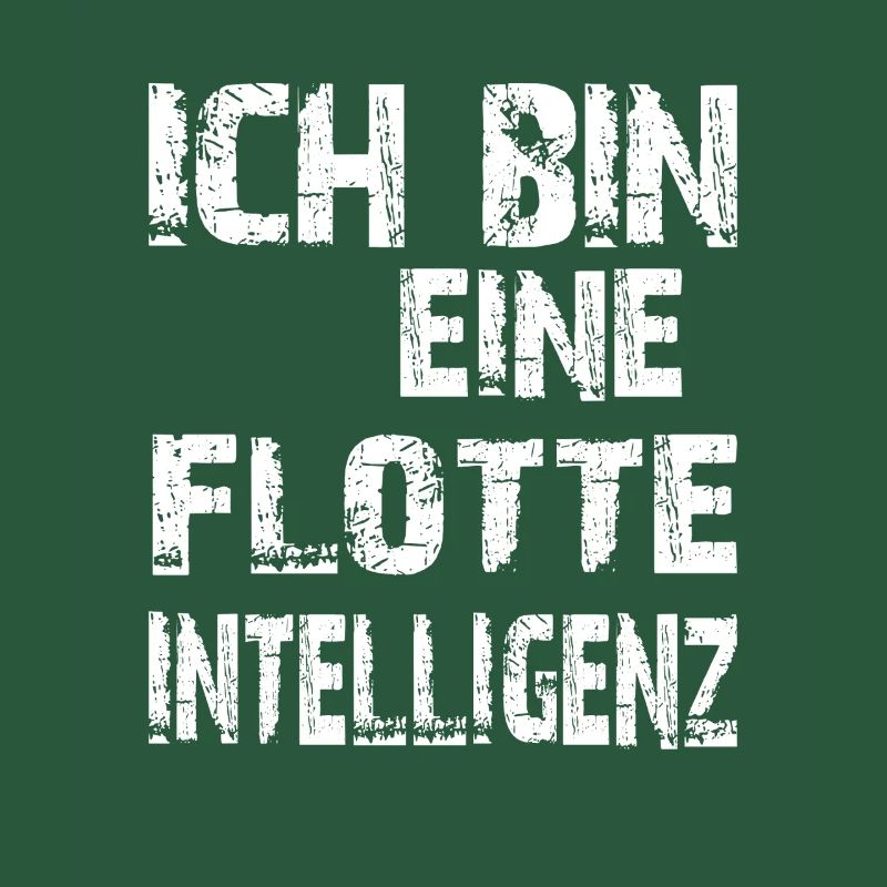 KI Spruch Ich bin eine flotte Intelligenz