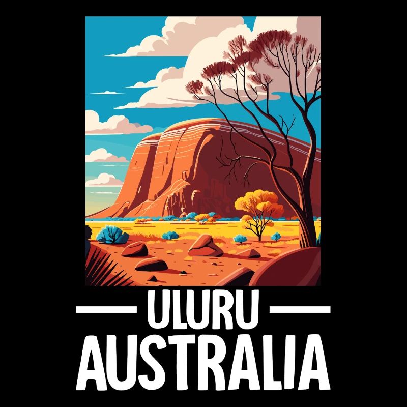 Uluru Australia Ayers Rock Landmark Funny