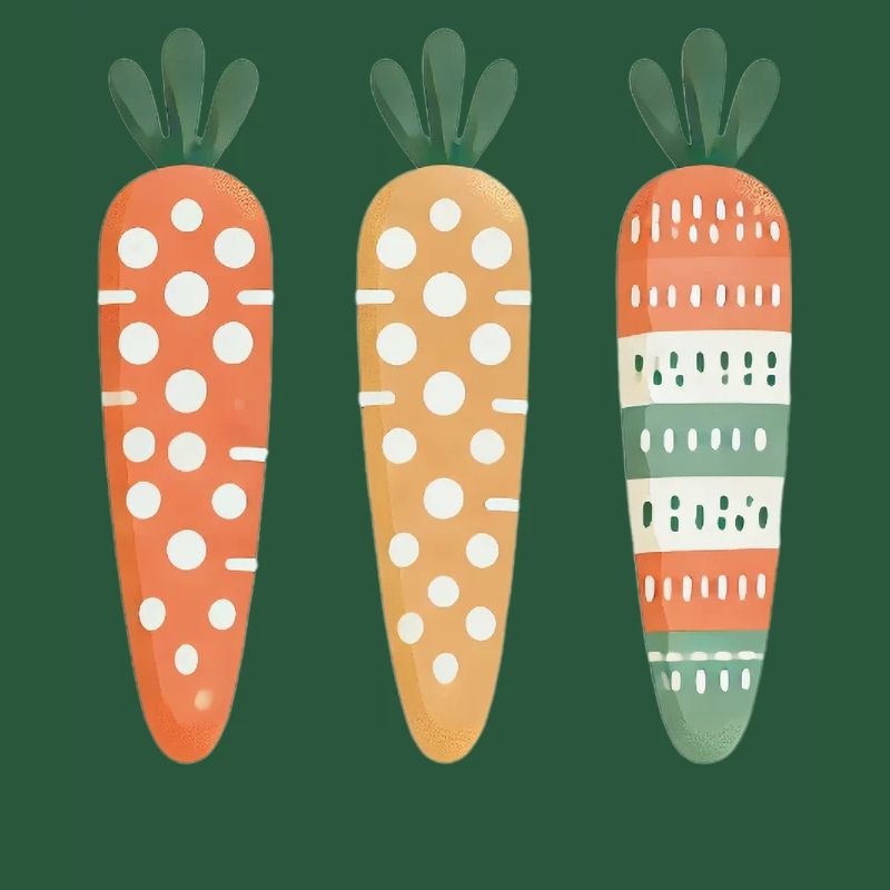 Cute Carrot Pattern Easter Joy
