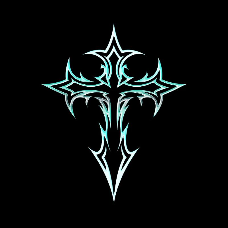 Goth Kreuz Y2K Emo Kreuz Gothic Aesthetic