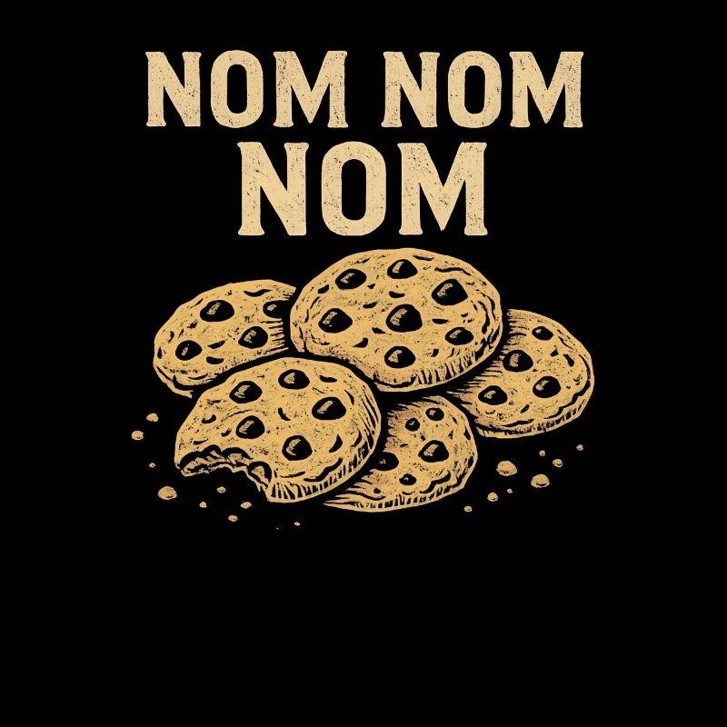Cookies Nom Nom Nom Cookie Eater Cookie