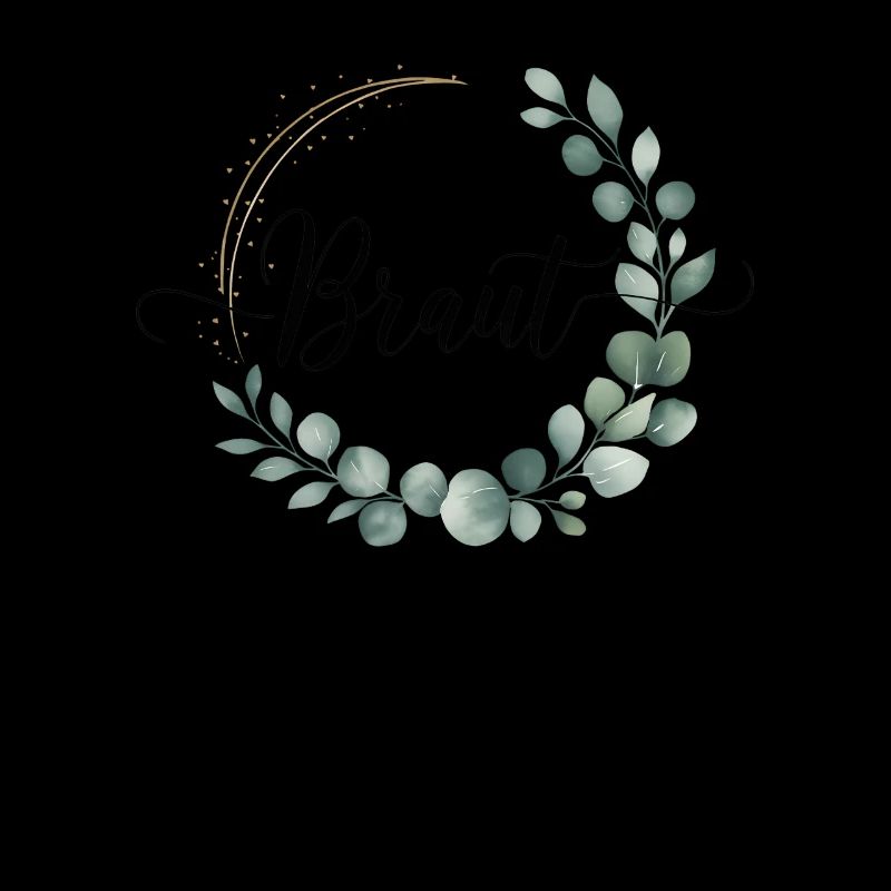 Couronne de fleurs de mariée Eucalyptus Enterrement de vie de garçon Mariage