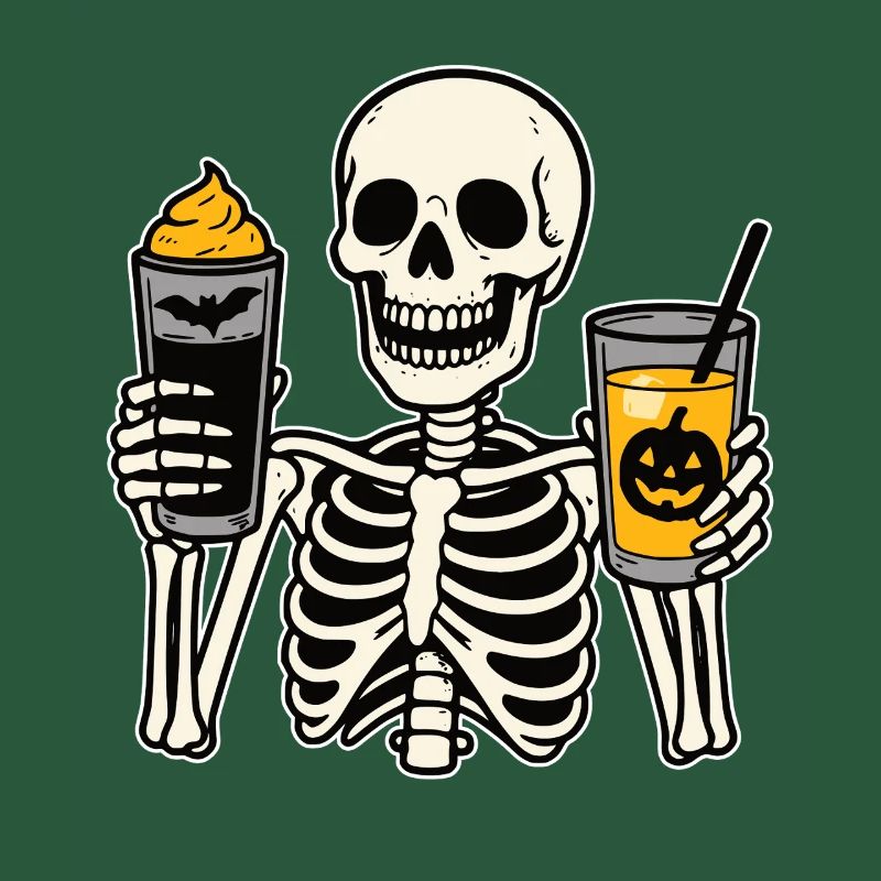 Halloween Skeleton Drinks
