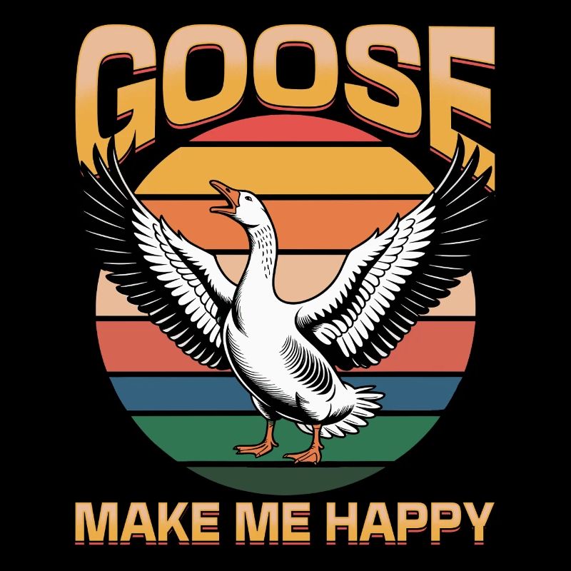 Funny Bird Goose
