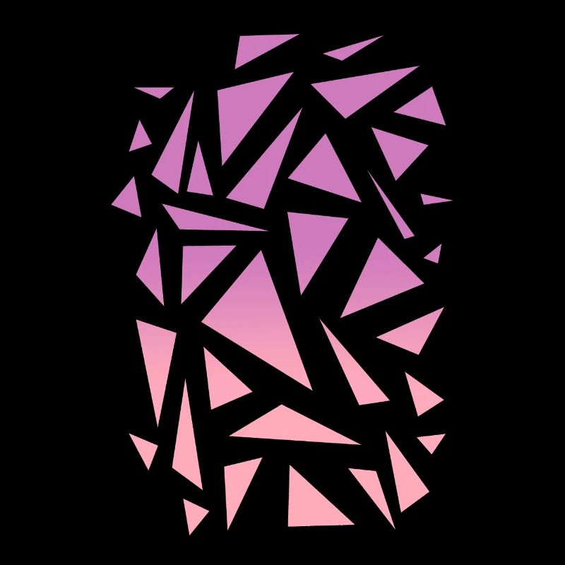 Triangle Pattern - Purple Pink
