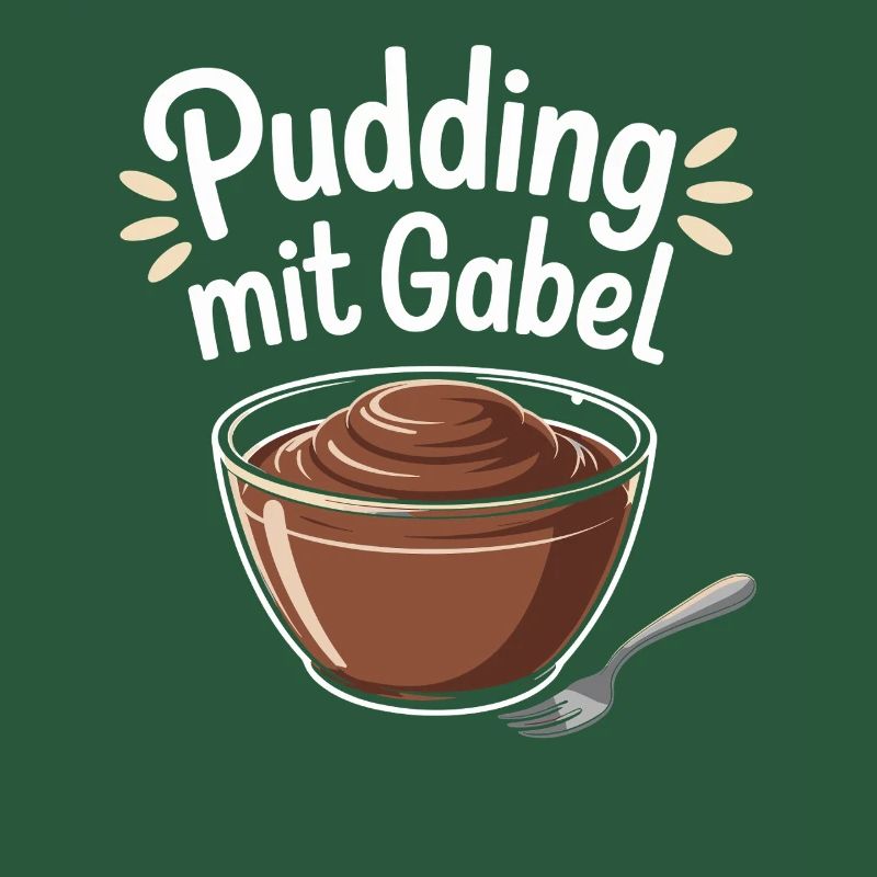 Pudding Mit Gabel