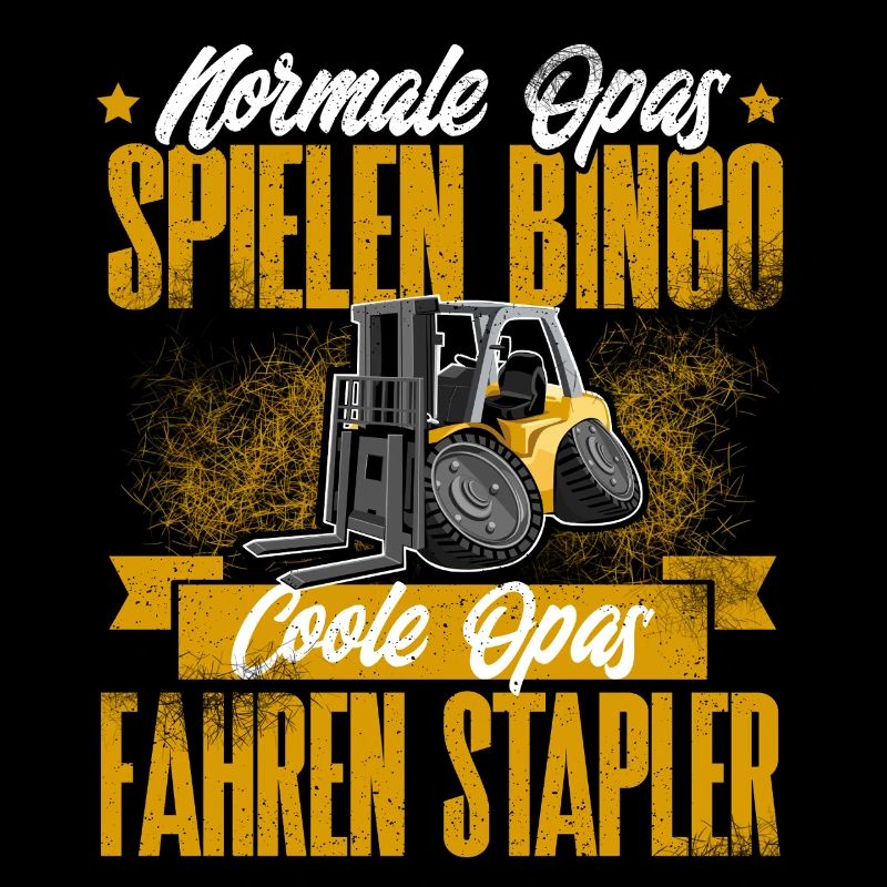Opa Staplerfahrer