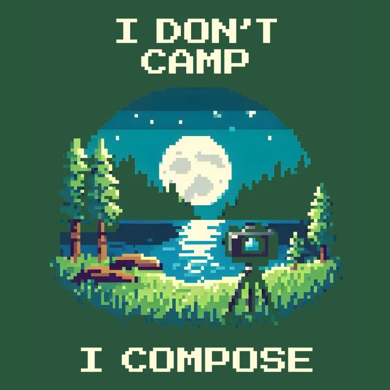 Je ne campe pas, je compose | Composition