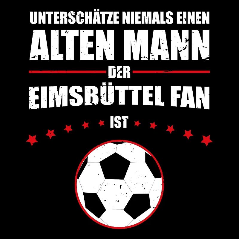 Alter Mann - Eimsbüttel Fußball Fan | Retro