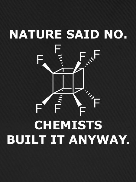 Perfluoro-Cuban Molecule – Chemie Science