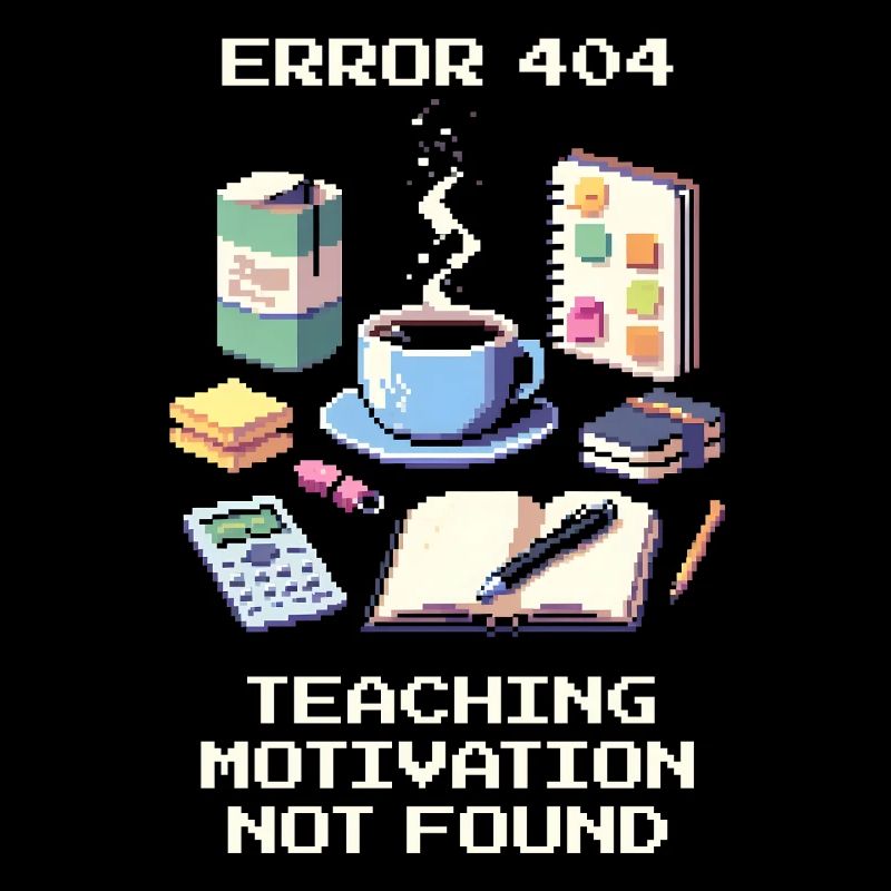Error 404 Lehrermotivation fehlt | Lehrerhumor