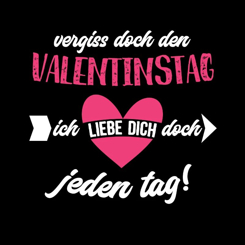 Valentinstag Herzbotschaft Print
