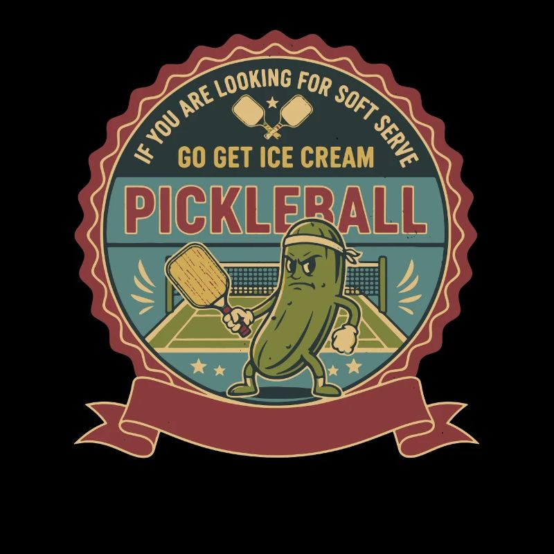 Pickleball-Softeis Go Hol Sahne lustig