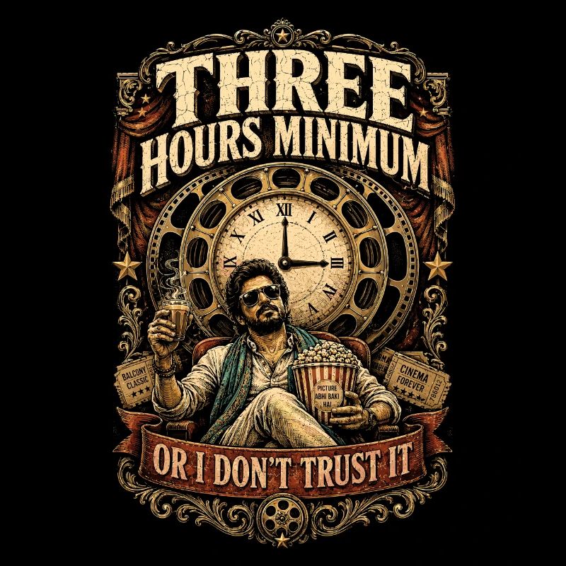 Bollywood Three Hours Minimum Or I Dont Trust It