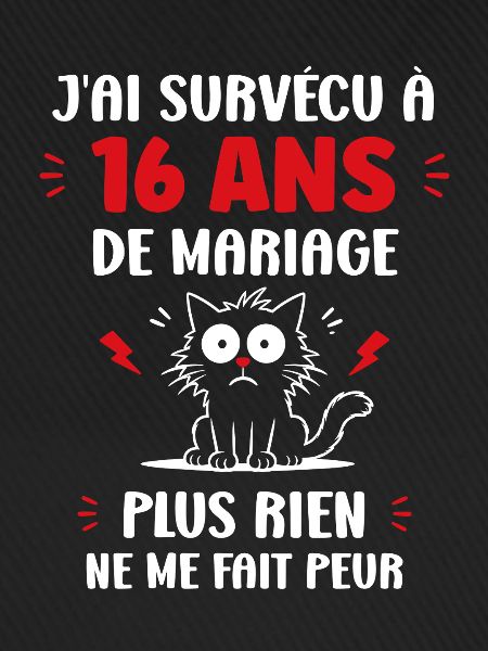 16 ans de mariage