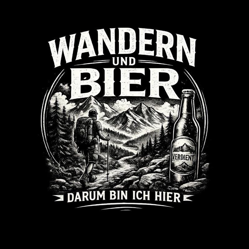 Wandern und Bier Berg Abenteuer