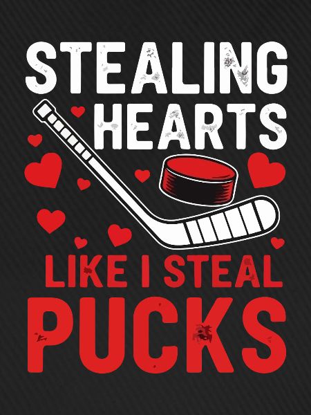Stealing hearts like pucks