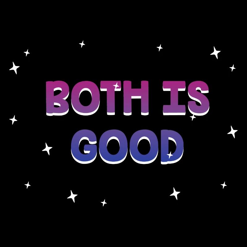 Both is Good Bisexual LGBTQ Bi Pride Positivity