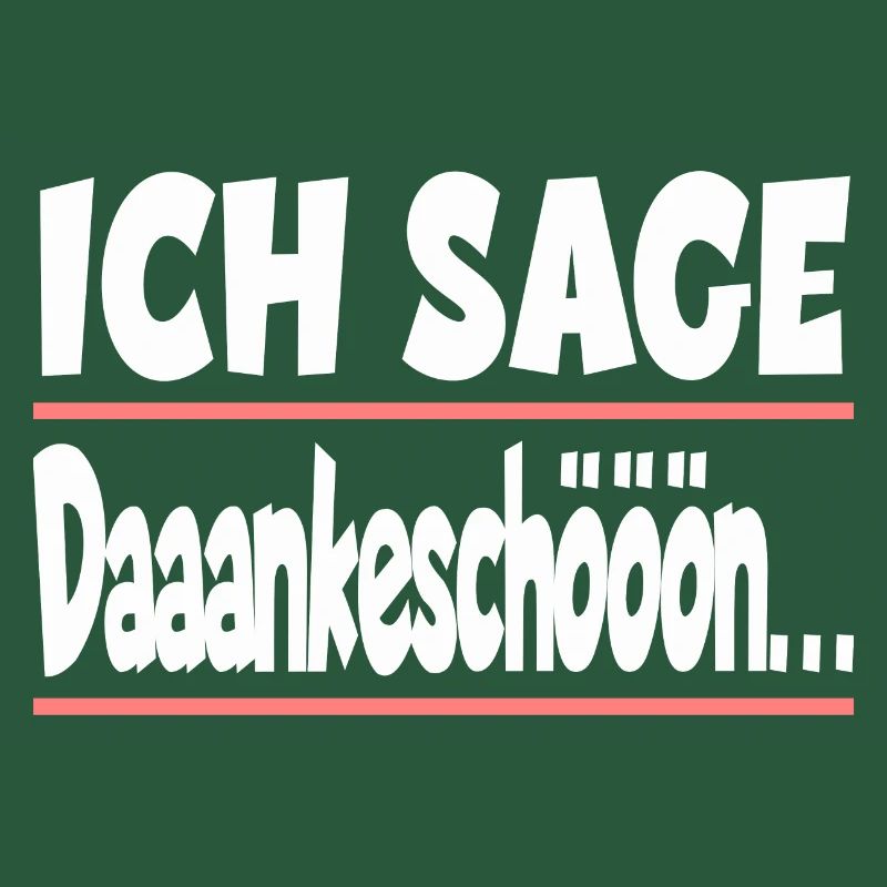 Ich sage Dankeschön für einen Kollege oder