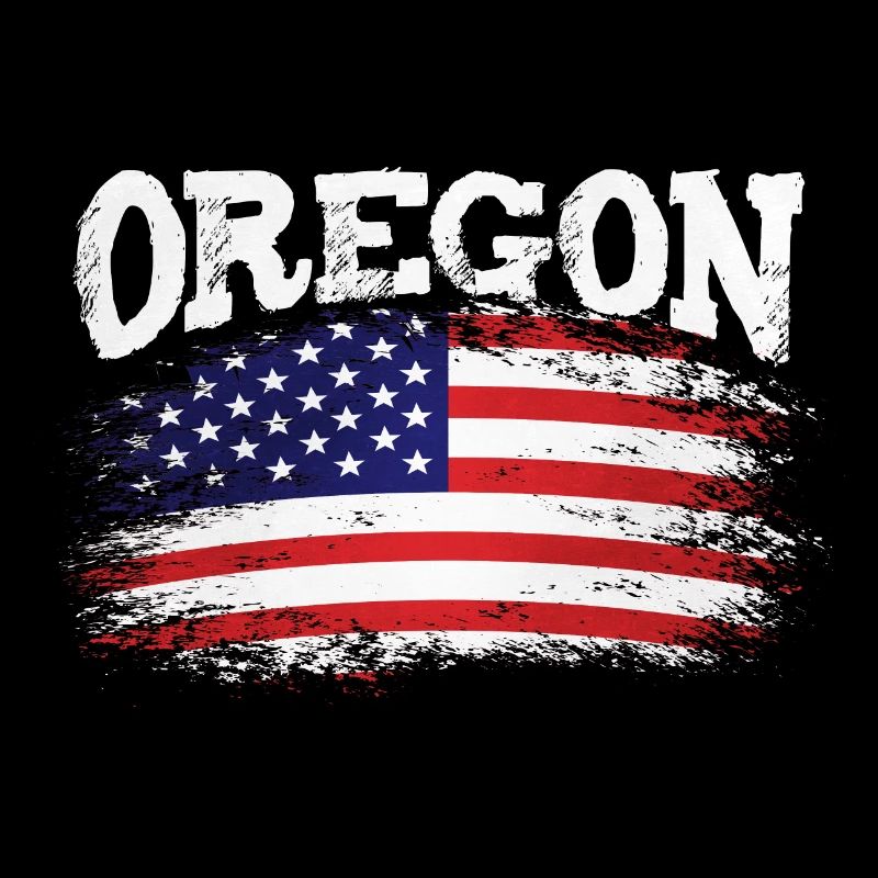 Retro Oregon State Mountain
