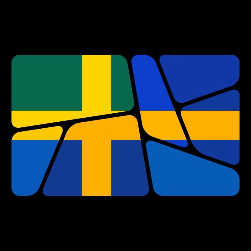 La Suède comme drapeau