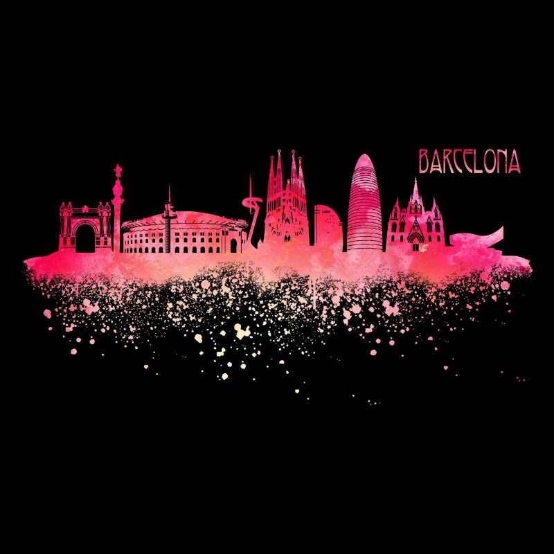 Skyline Barcelona Spain