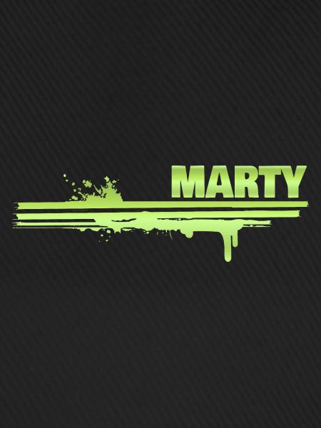 Marty als Farbklecks