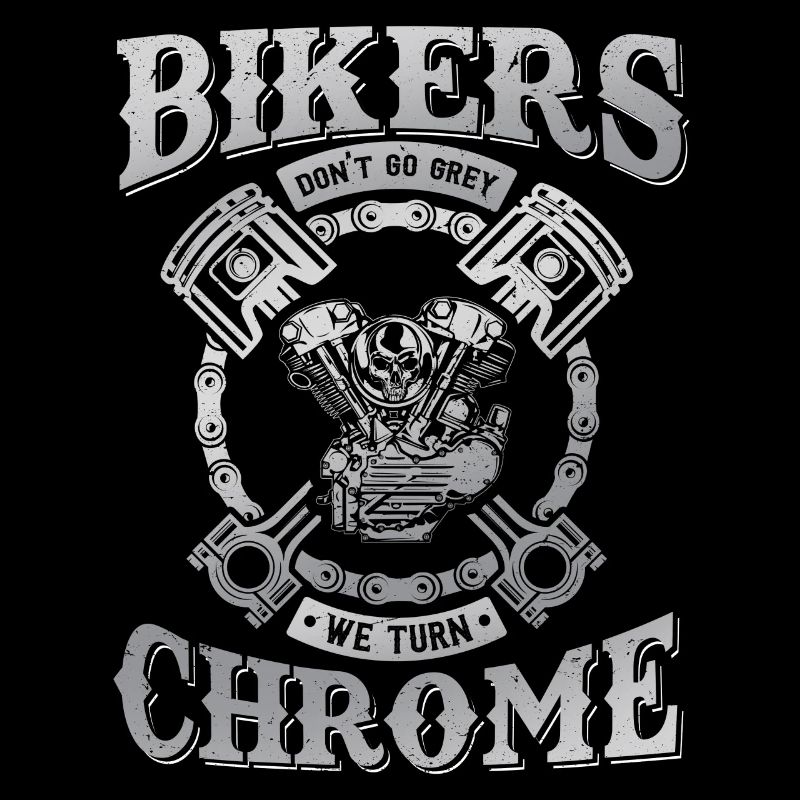 Motorradfahrer Geschenk Biker& Chrome