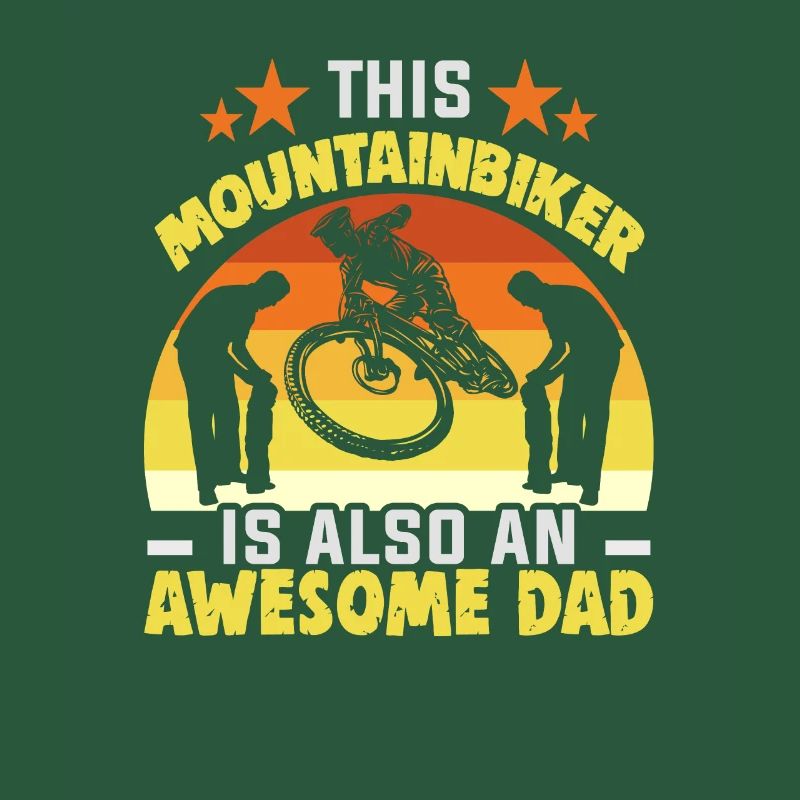 Mountain biker Father's Day Downhiller E biker