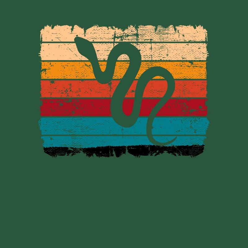 Snake Retro Reptile Python Idée cadeau