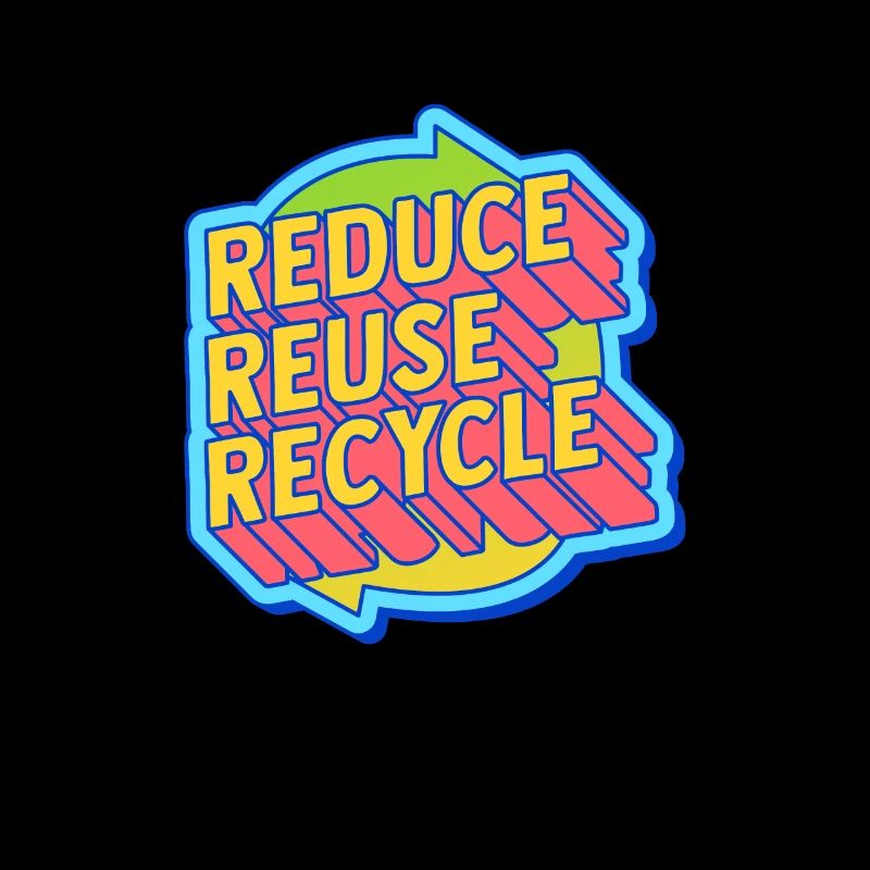 Recycle Réutiliser Renew Rethink Wind Turbine - Wind