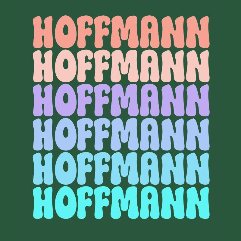 Hoffmann Retro Nachname Geschenkidee