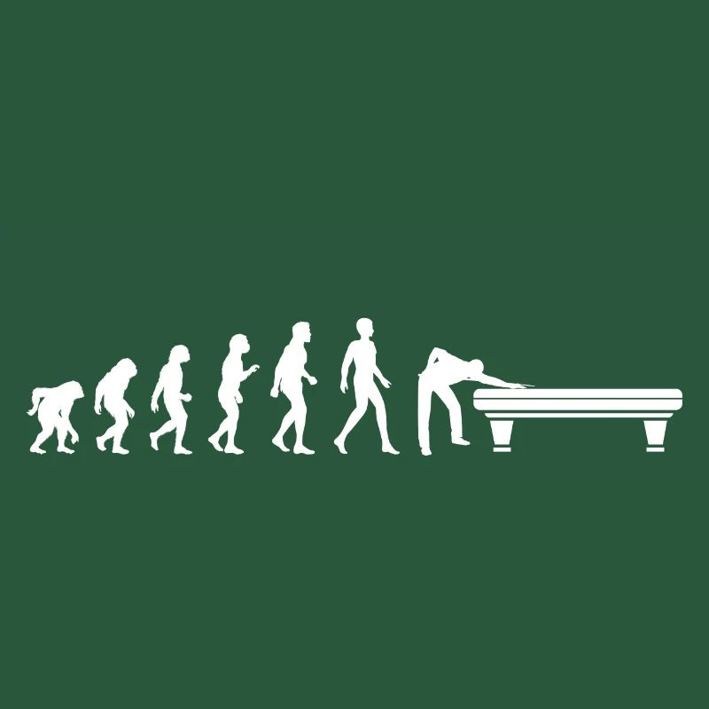 Snooker evolution - billiards pool snooker player