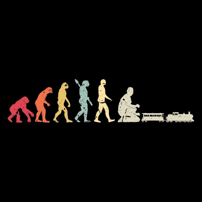 Evolution of Human Train Model Railway