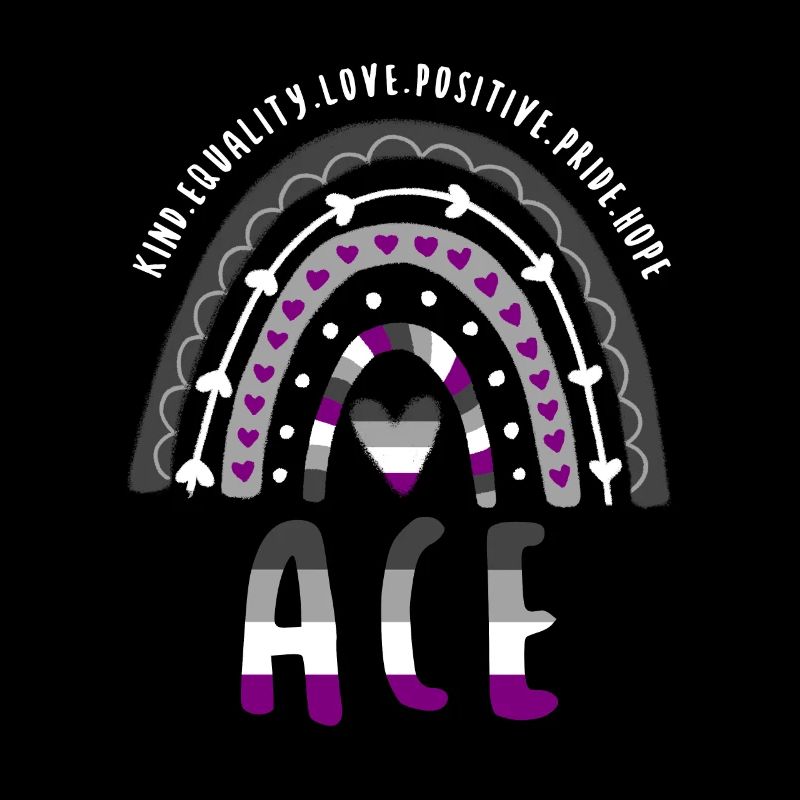 Asexueller Spruch Ace Pride Ace Regenbogen