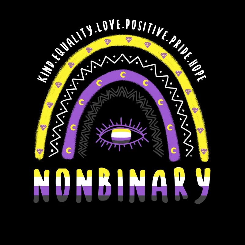 Boho Regenbogen Nonbinary