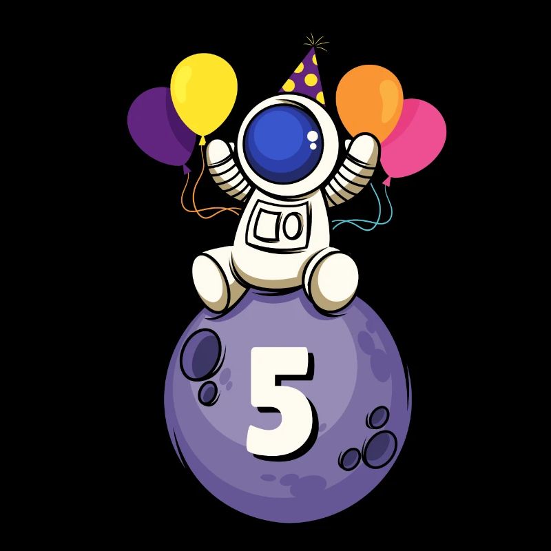 5 years old space birthday 5.