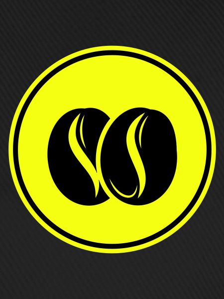 Coffee bean symbol